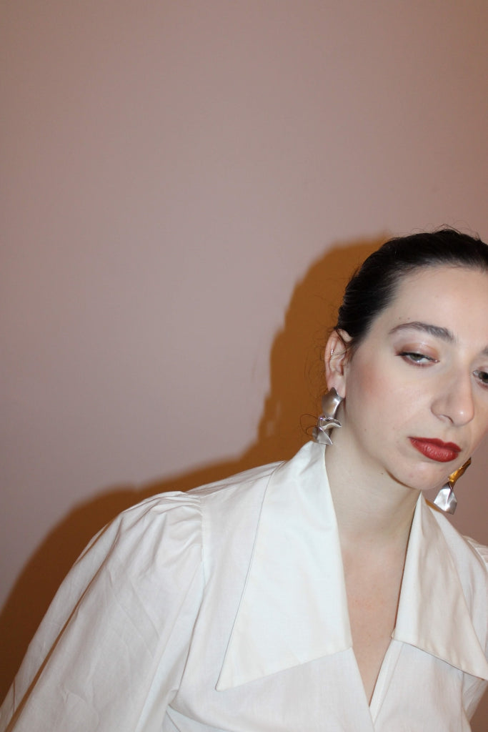 Flamenco Flower in Silver - Unique Piece |Earrings|
