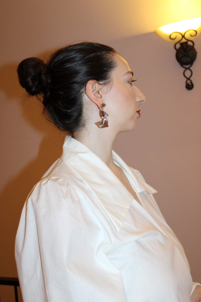 Flamenco Flower in Silver - Unique Piece |Earrings|