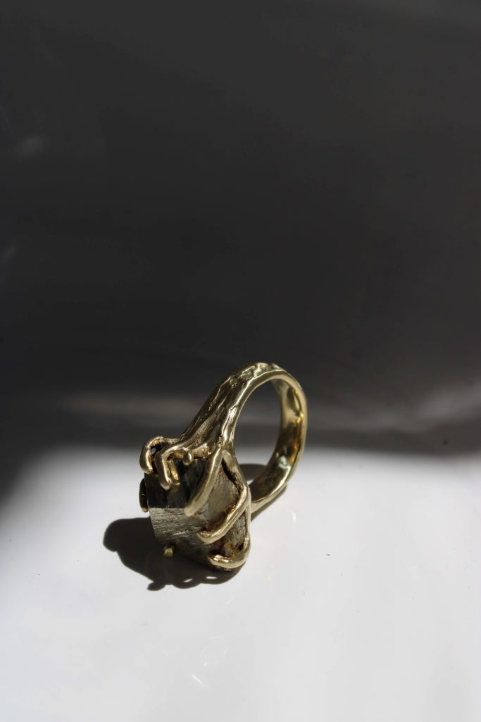 The Pyrite as big as the Ritz |Ring| - UNIQUE PIECE
