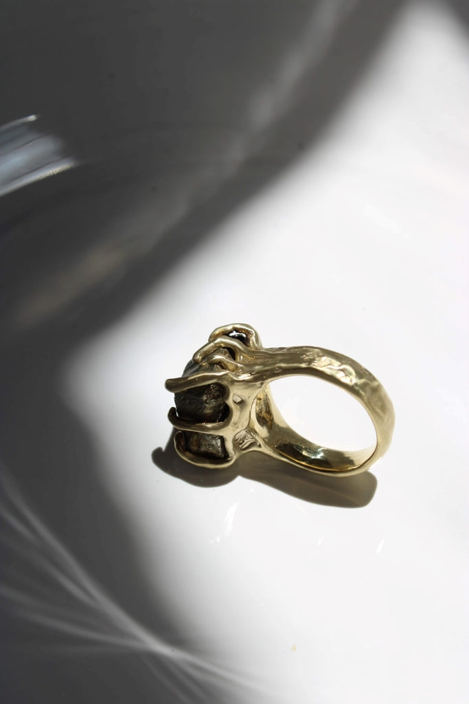 The Pyrite as big as the Ritz |Ring| - UNIQUE PIECE