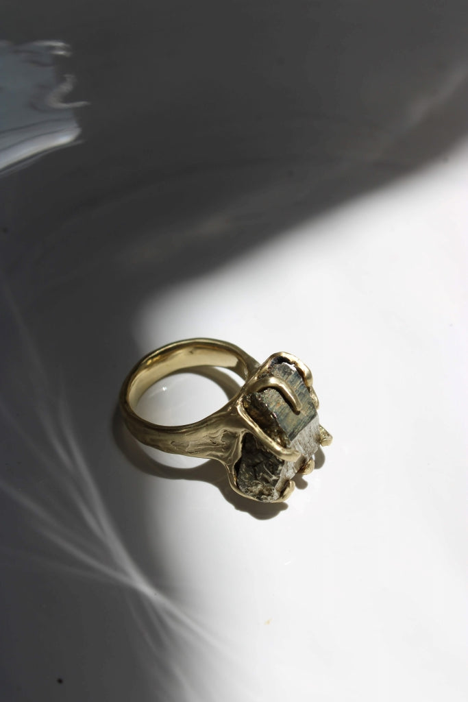 The Pyrite as big as the Ritz |Ring| - UNIQUE PIECE
