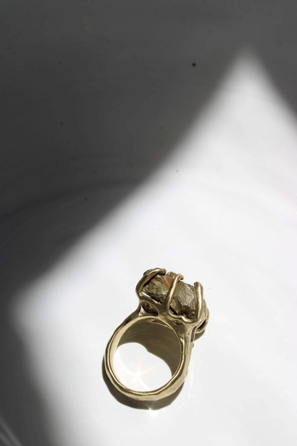 The Pyrite as big as the Ritz |Ring| - UNIQUE PIECE