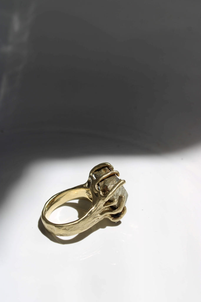 The Pyrite as big as the Ritz |Ring| - UNIQUE PIECE