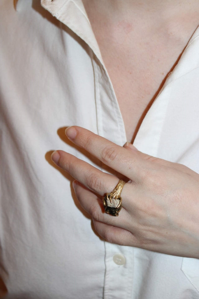 The Pyrite as big as the Ritz |Ring| - UNIQUE PIECE