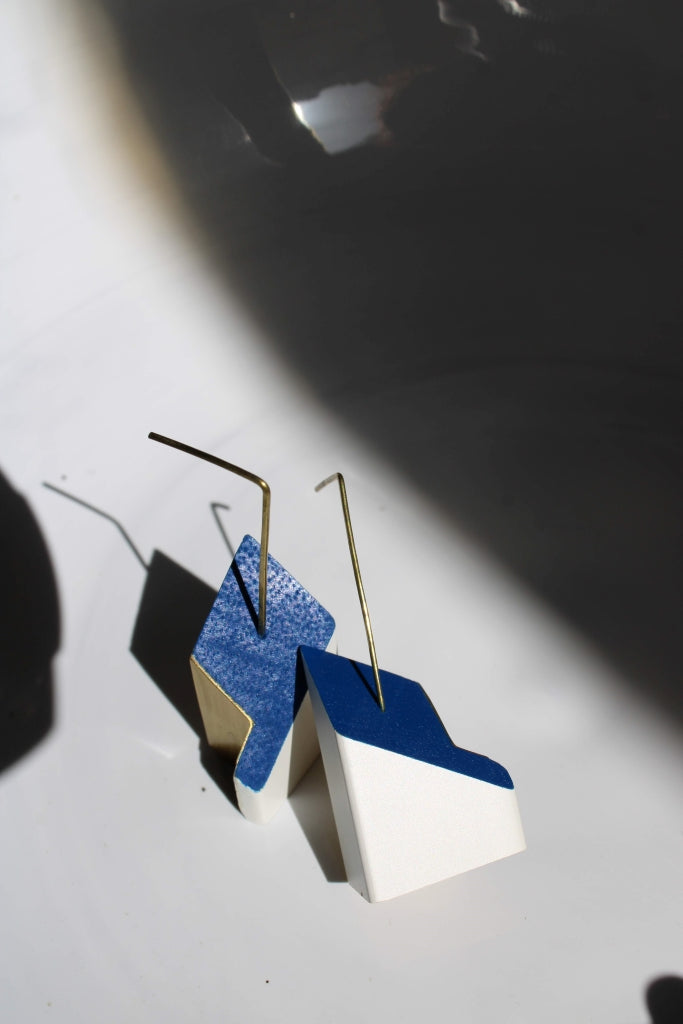 Cornja #86 in Blue |Earrings|