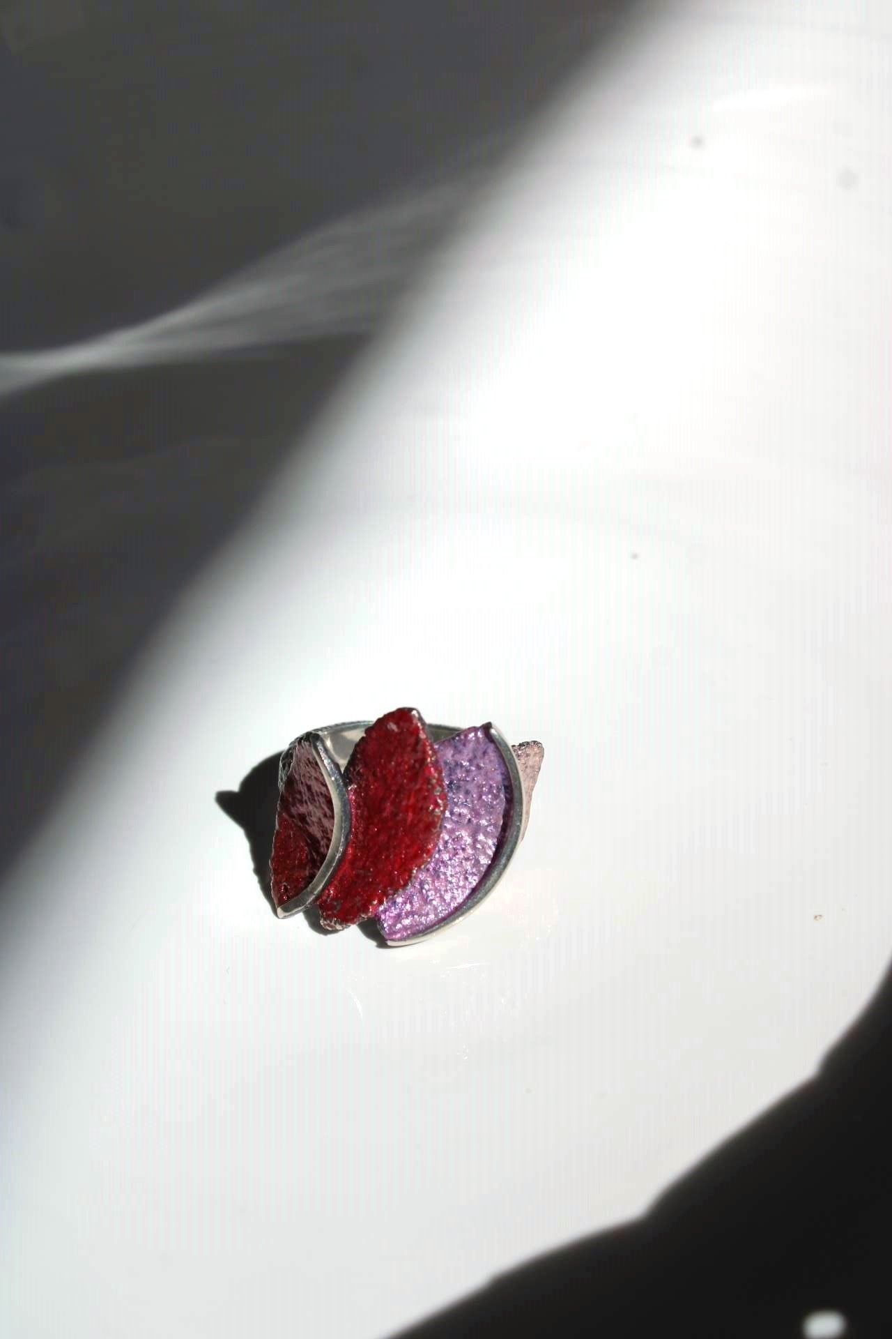 Smile in Red and Fuchsia |Ring|