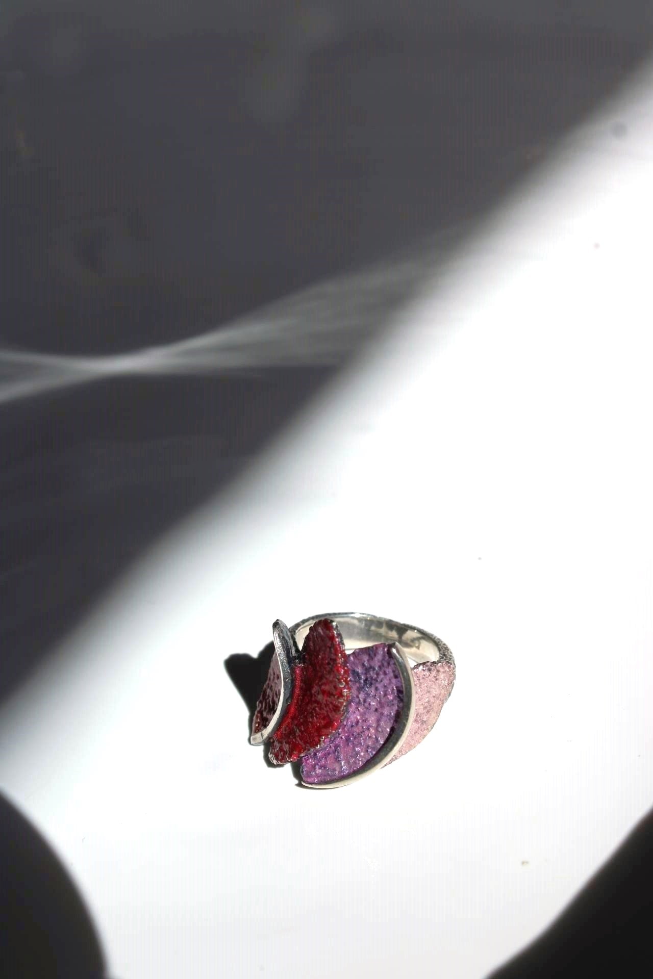 Smile in Red and Fuchsia |Ring|
