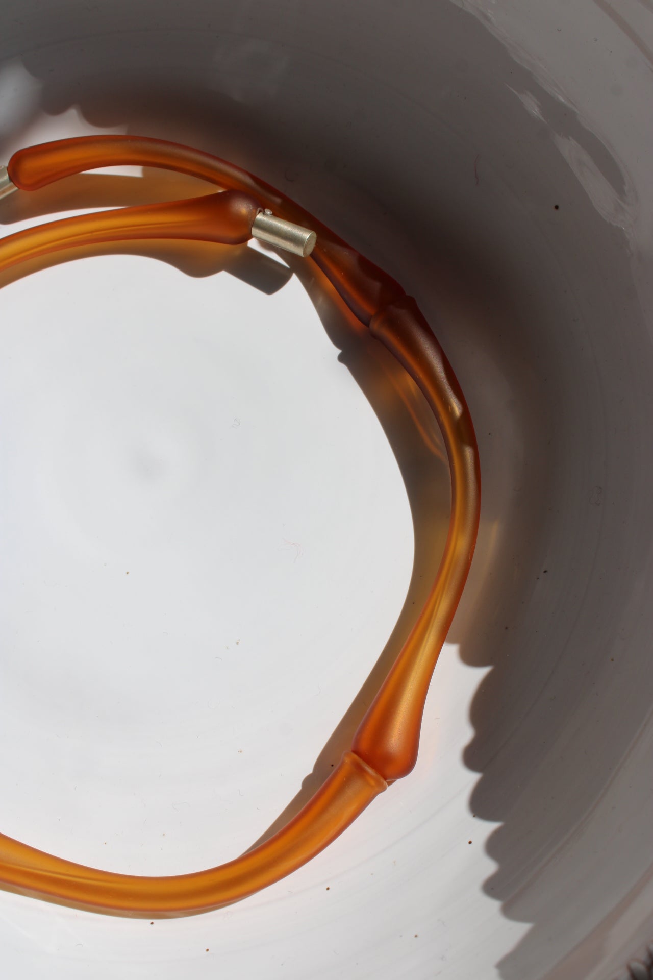 Agapurni NO. 1 in Amber Opaque |Necklace|