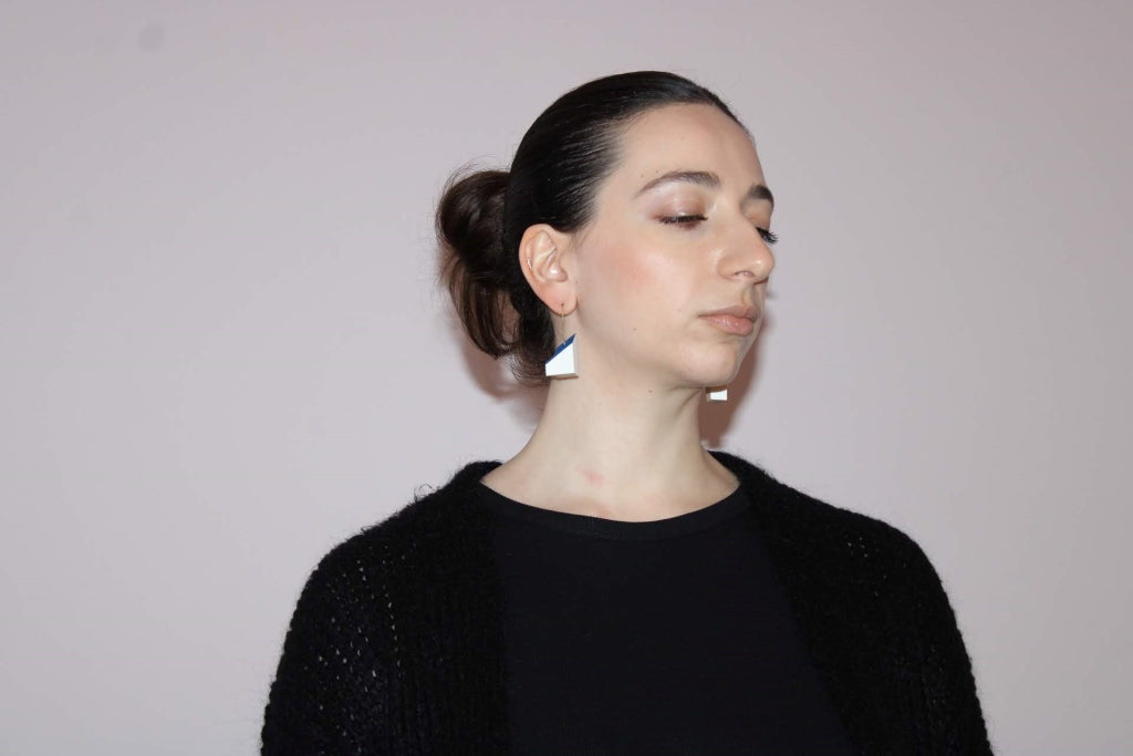 Cornja #86 in Blue |Earrings|