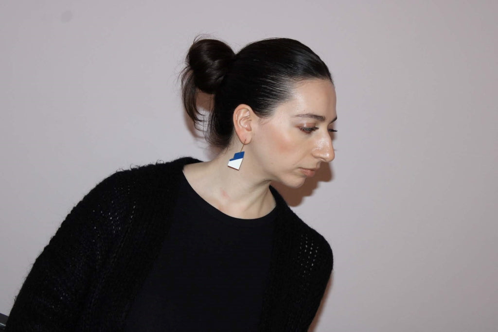 Cornja #86 in Blue |Earrings|