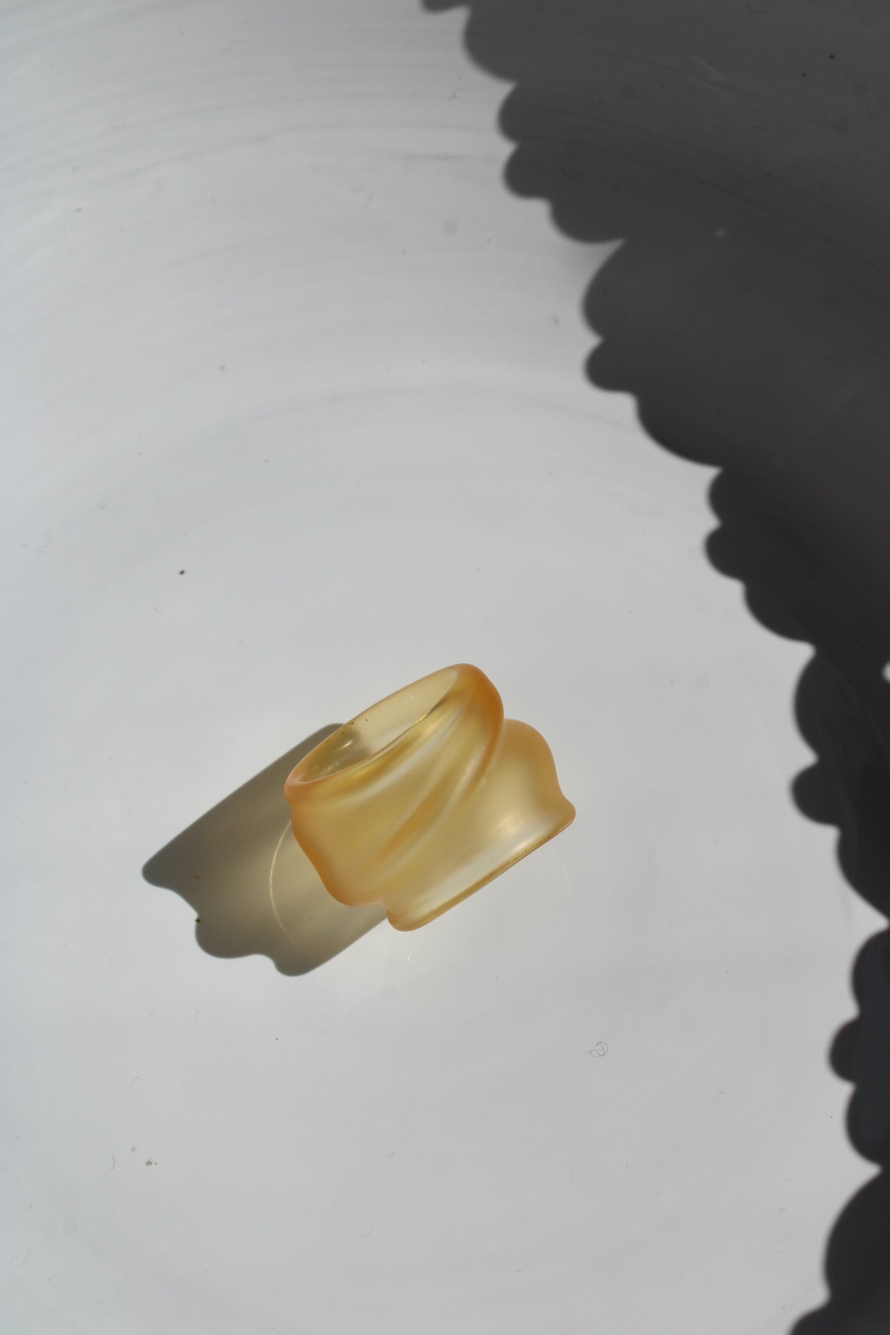 Agapurni NO. 1 in Golden Opaque |Ring|