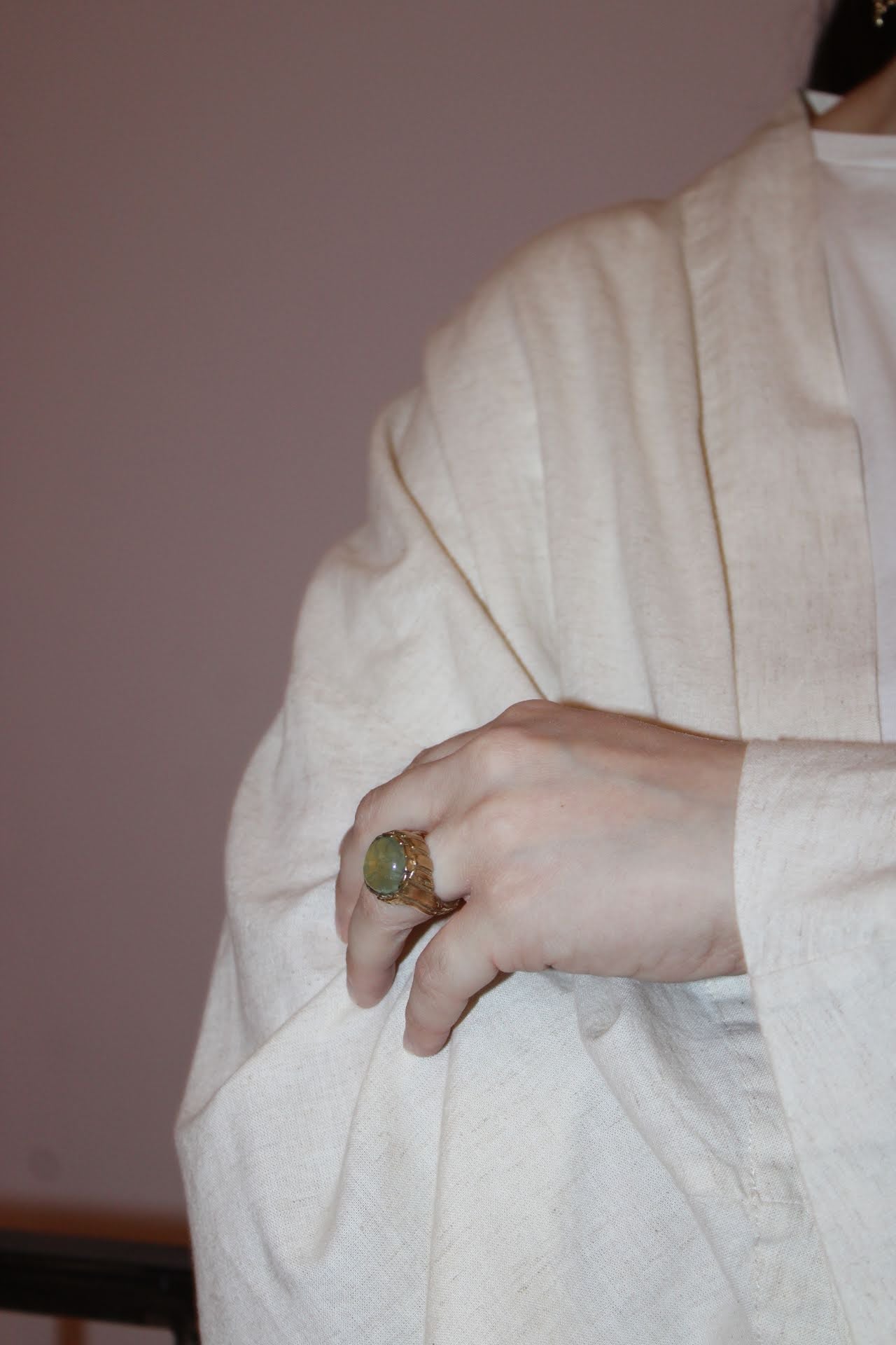Muraglia with Prehnite |Ring|