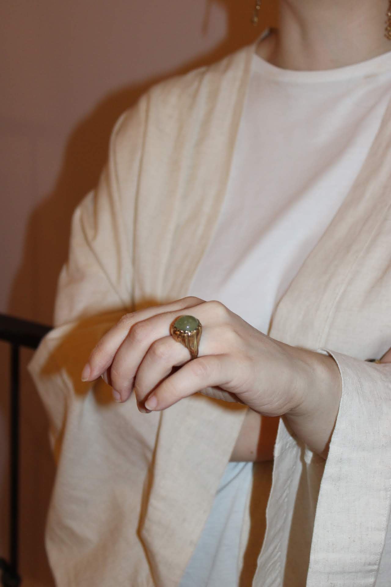 Muraglia with Prehnite |Ring|