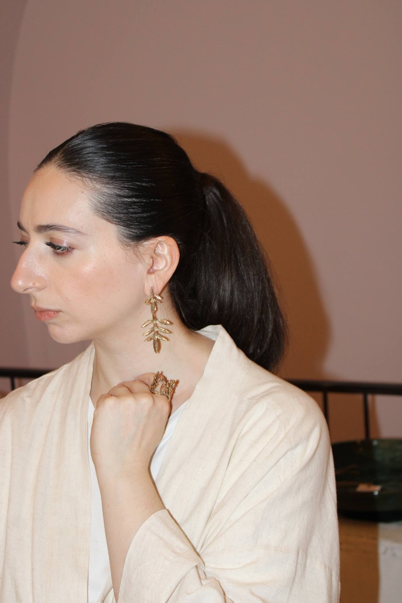 Doppie Foglie |Earrings|