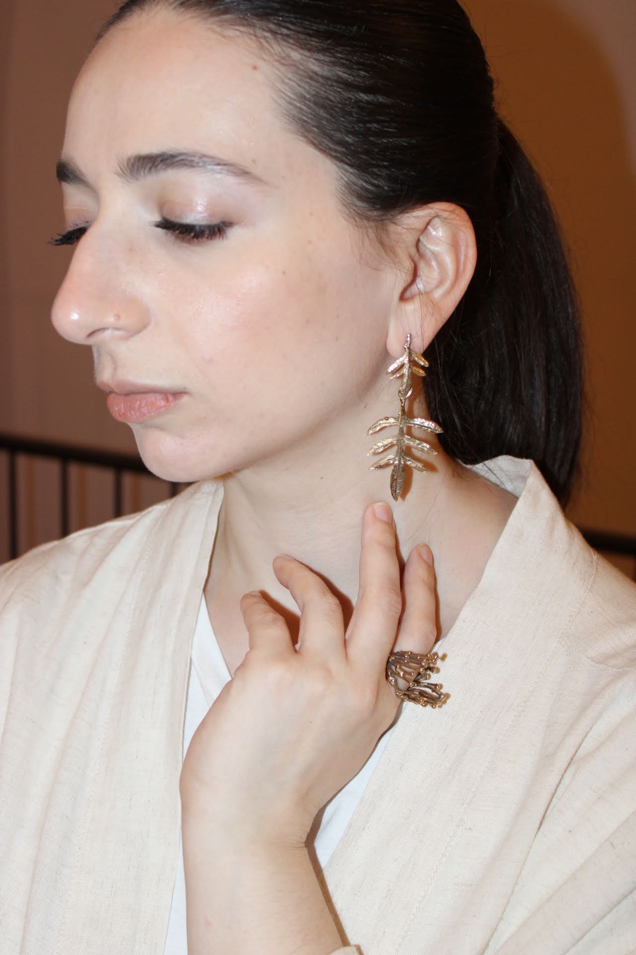 Doppie Foglie |Earrings|