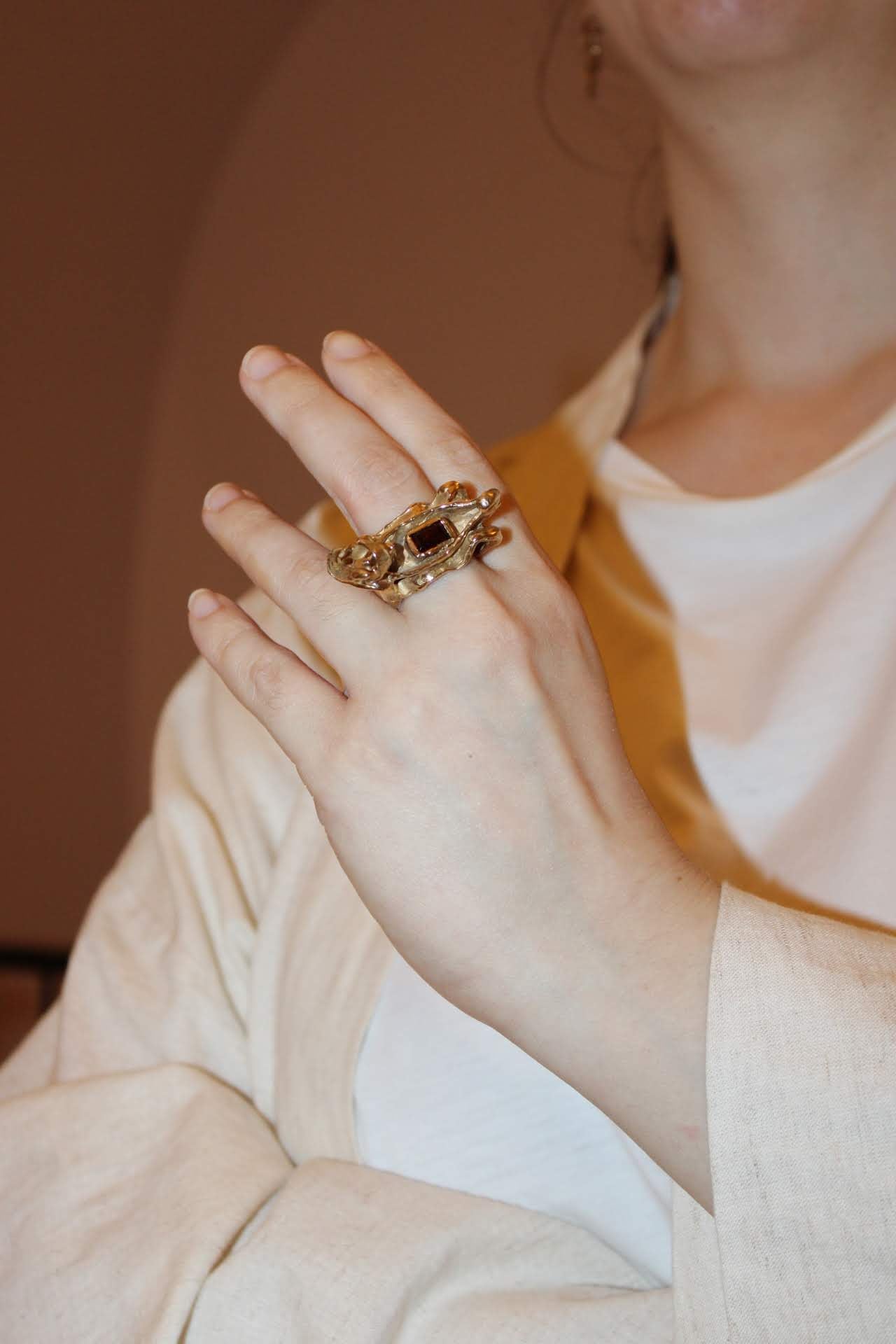 Semplice Nave di Pietra |Ring| - UNIQUE PIECE
