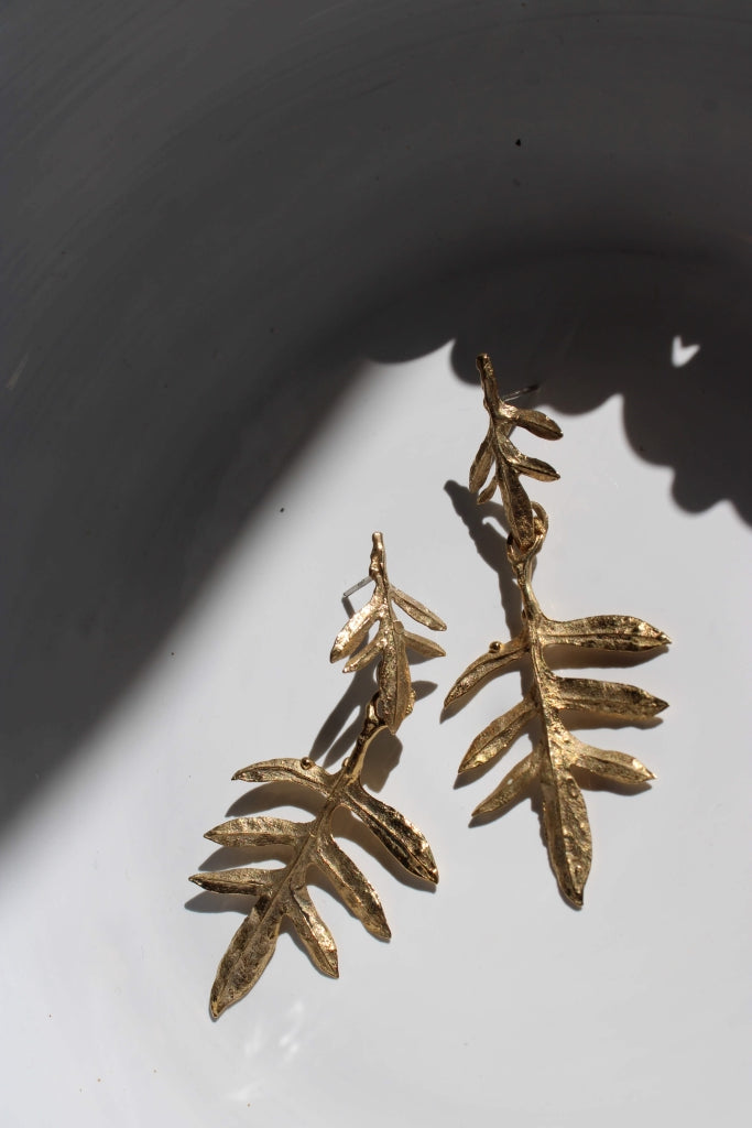 Doppie Foglie |Earrings|