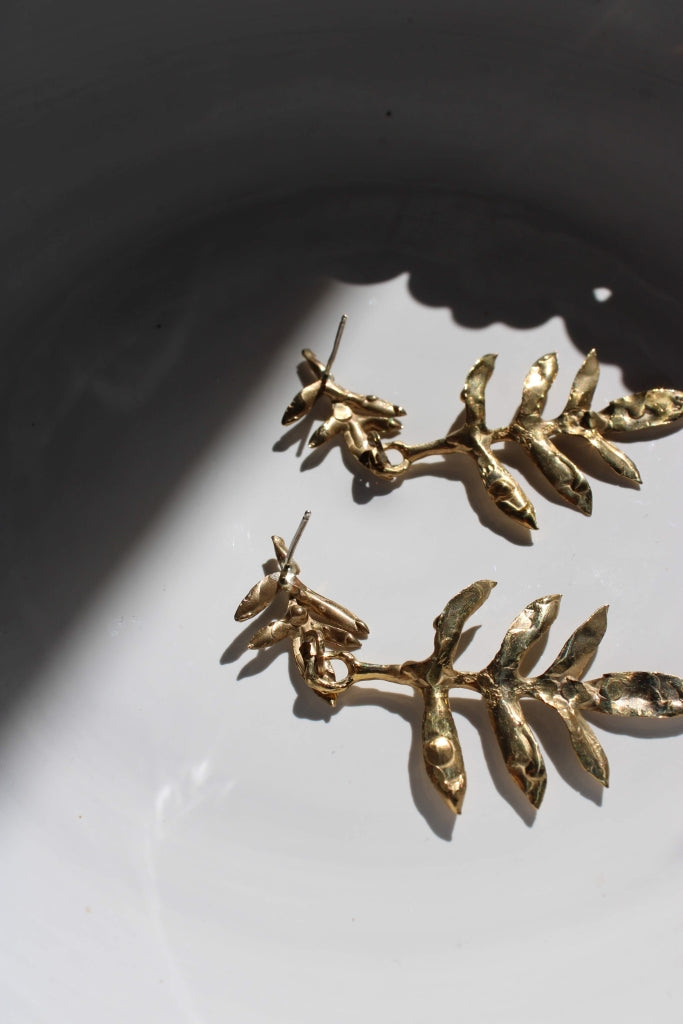 Doppie Foglie |Earrings|