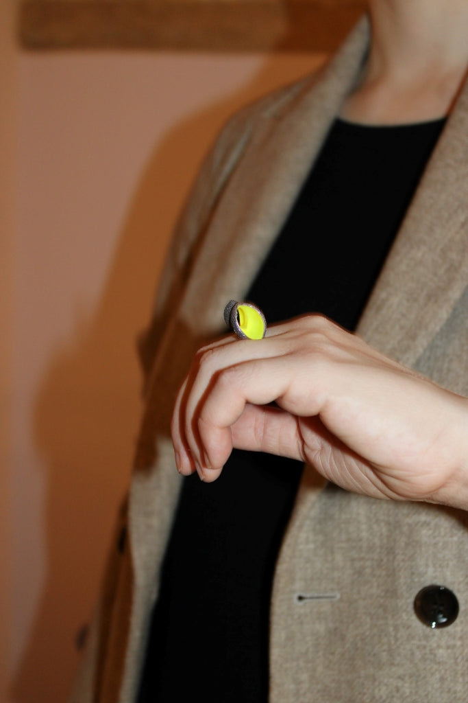 Schneebecherling - two cups |Ring|