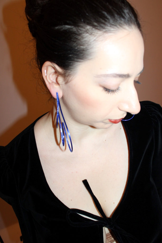 Celestial Path in Blue |Earrings|