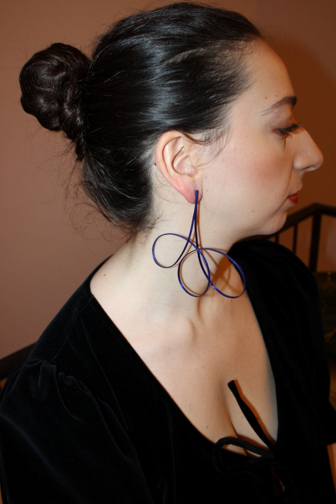 Celestial Path in Blue |Earrings|