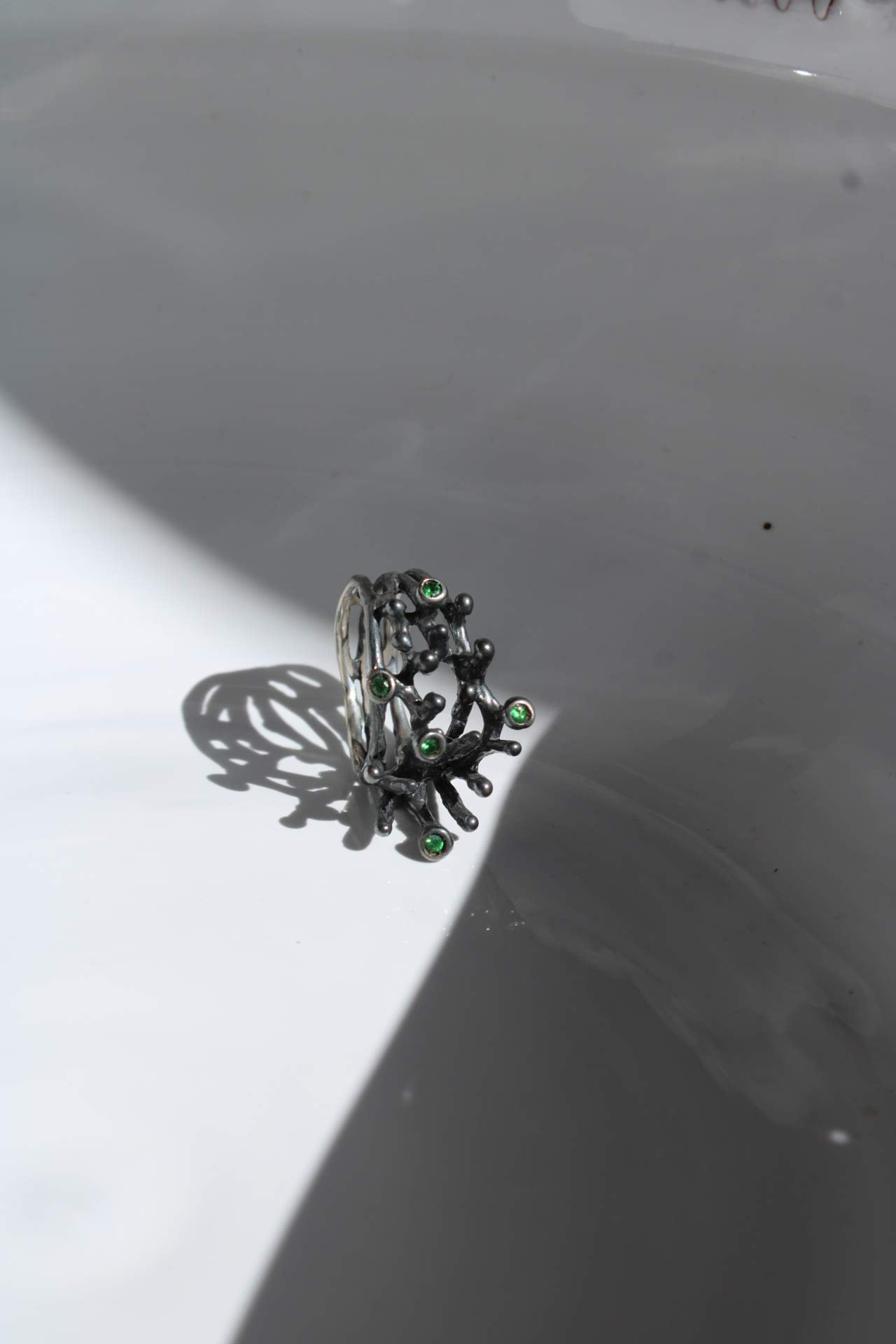 Minima with Tsavorite |Ring|