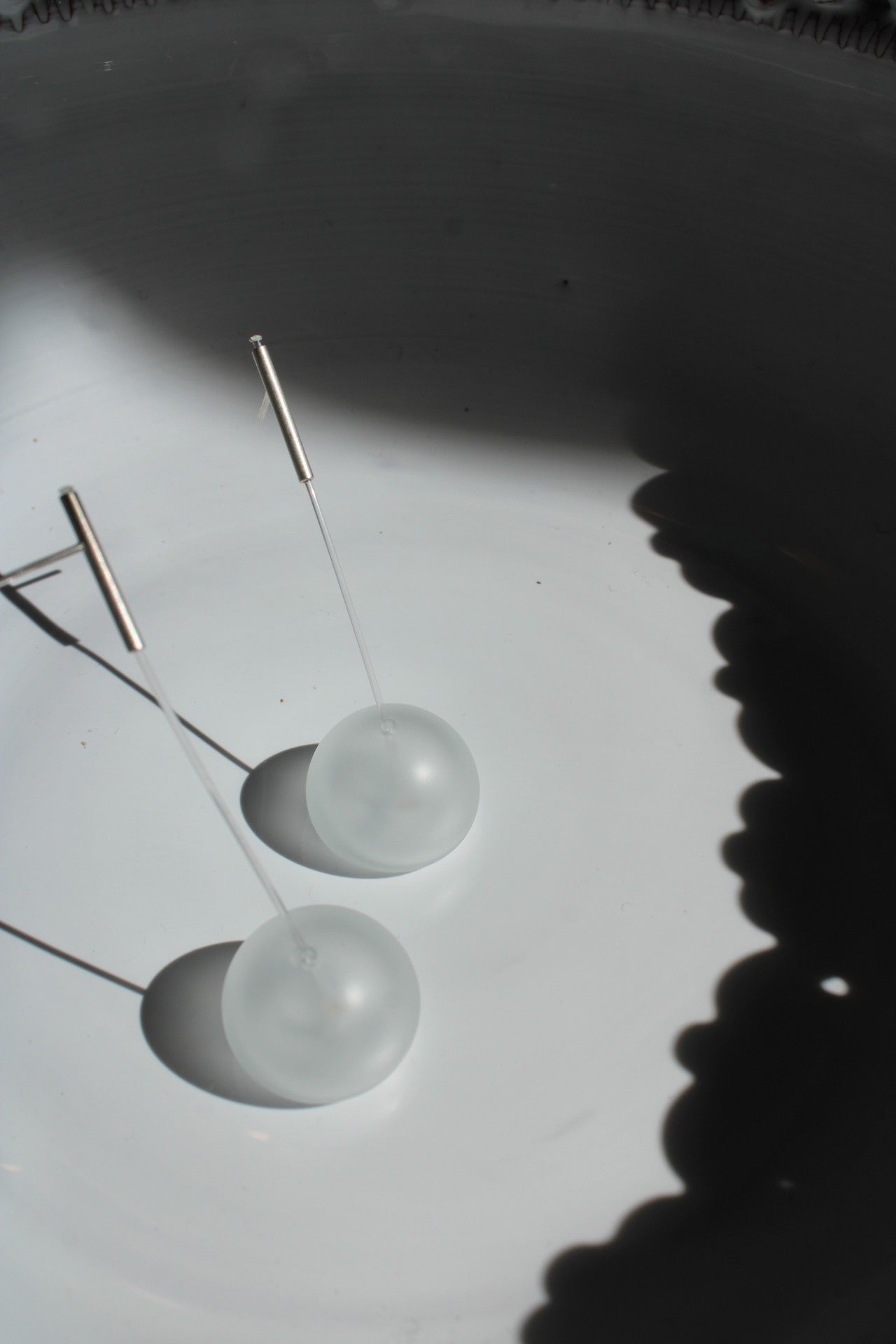 Agapurni NO. 3 in Clear Opaque |Earrings|