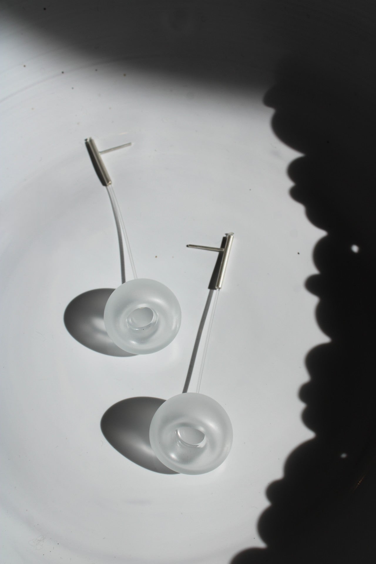 Agapurni NO. 3 in Clear Opaque |Earrings|