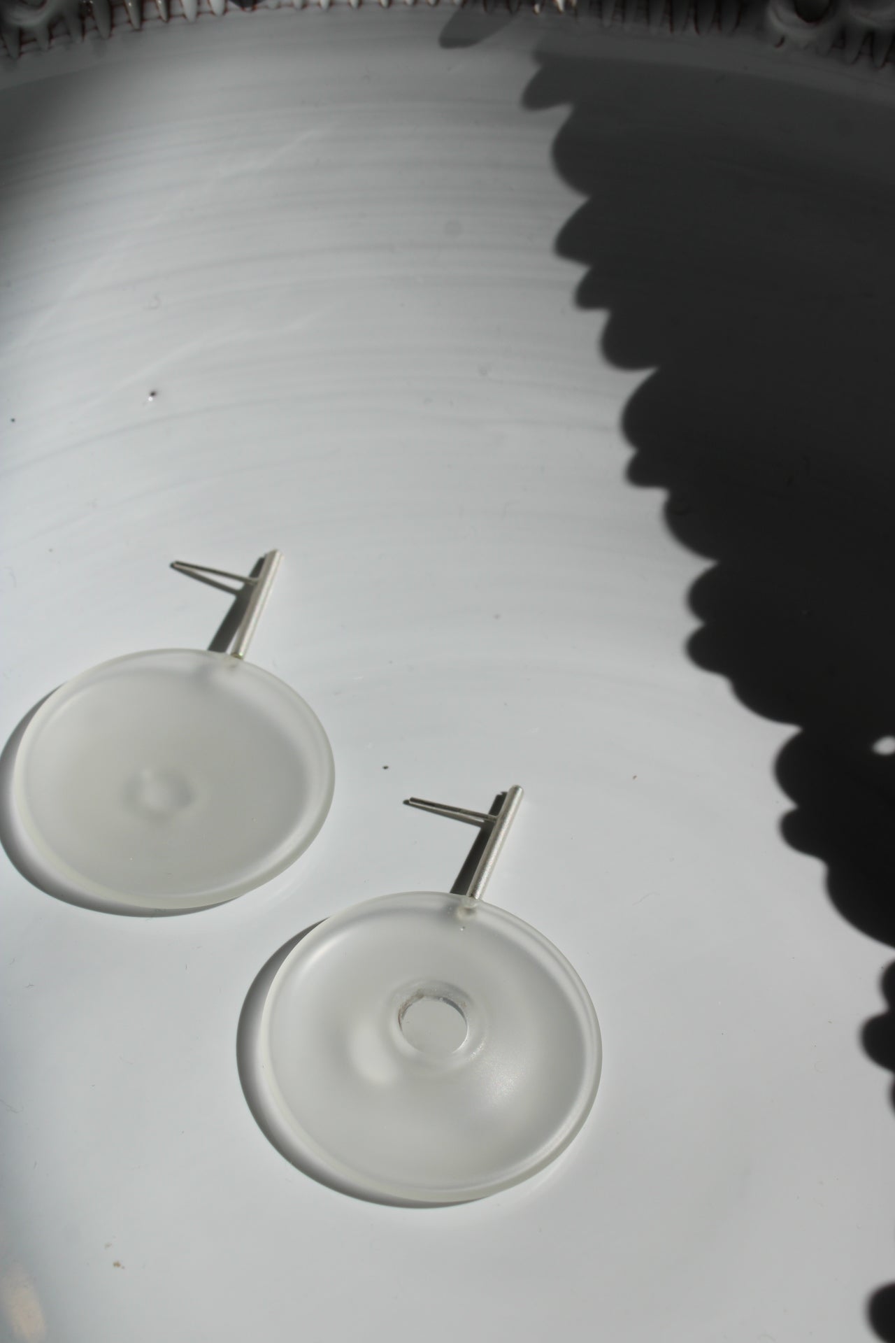 Agapurni NO. 8 in Clear Opaque |Earrings|