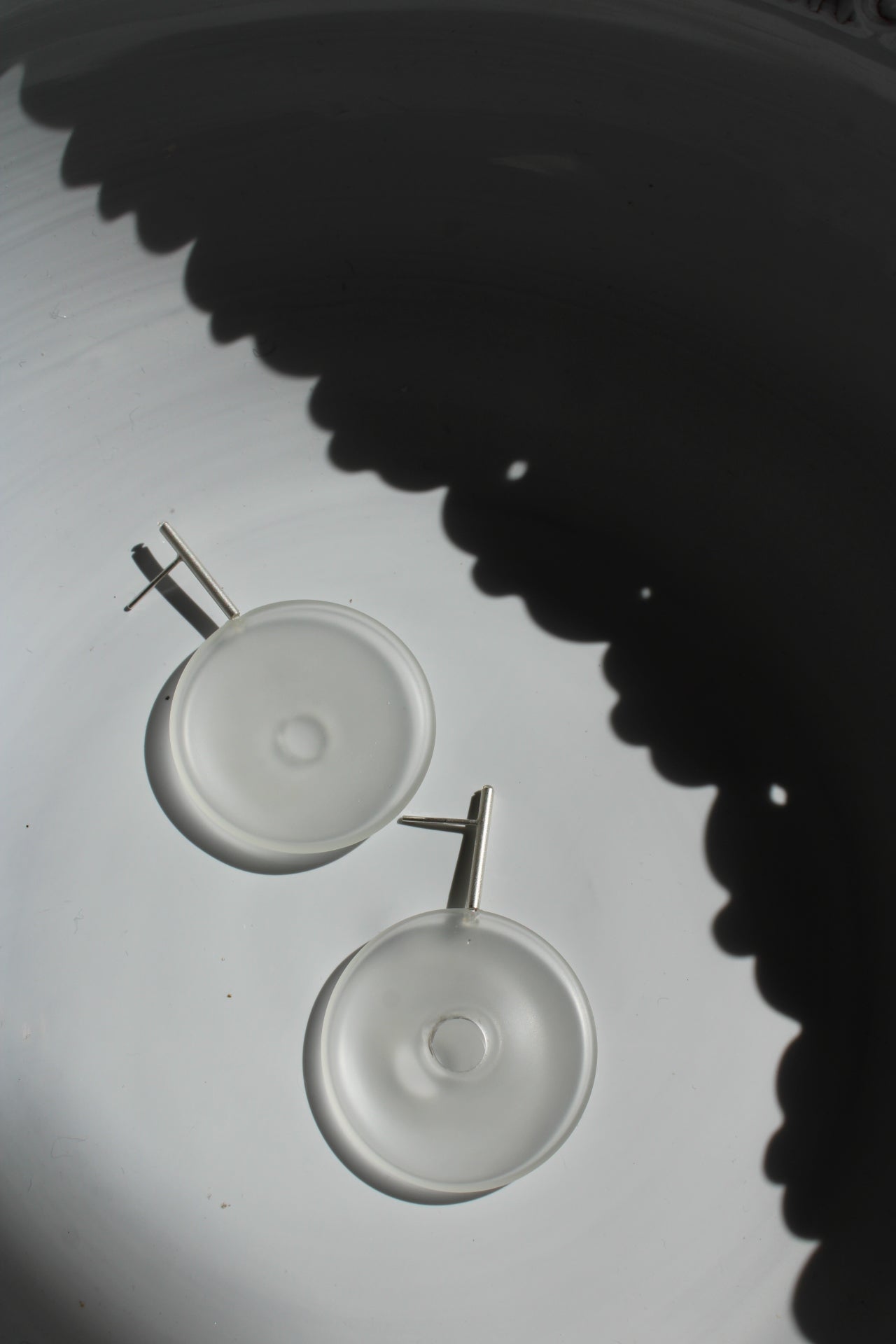 Agapurni NO. 8 in Clear Opaque |Earrings|