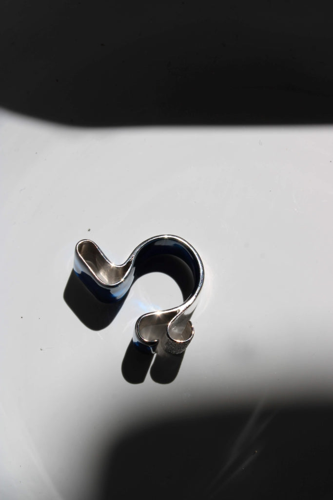 Cosmos in Silver and Blue |Ring|