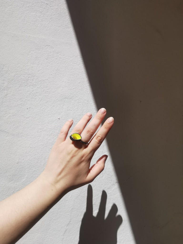 Schneebecherling - two cups |Ring|