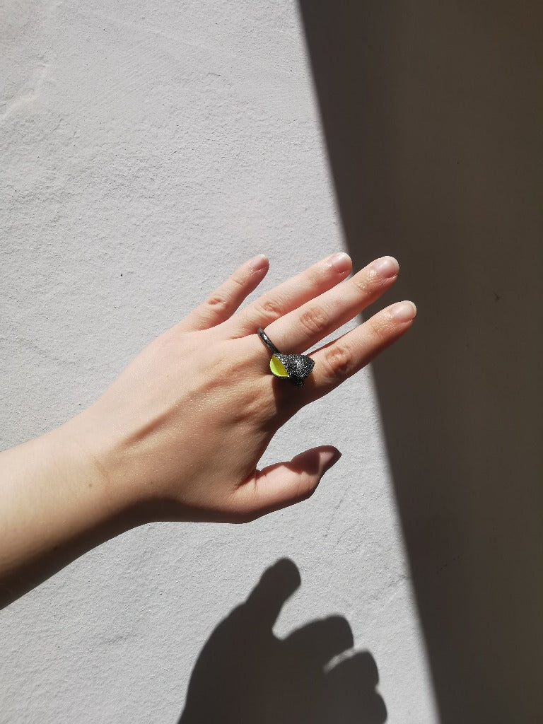 Schneebecherling - two cups |Ring|
