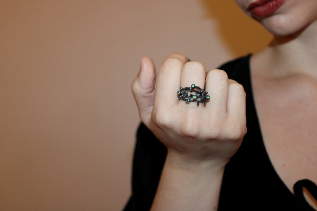 Minima with Tsavorite |Ring|