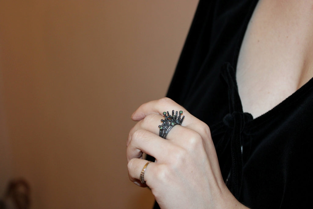 Minima with Tsavorite |Ring|