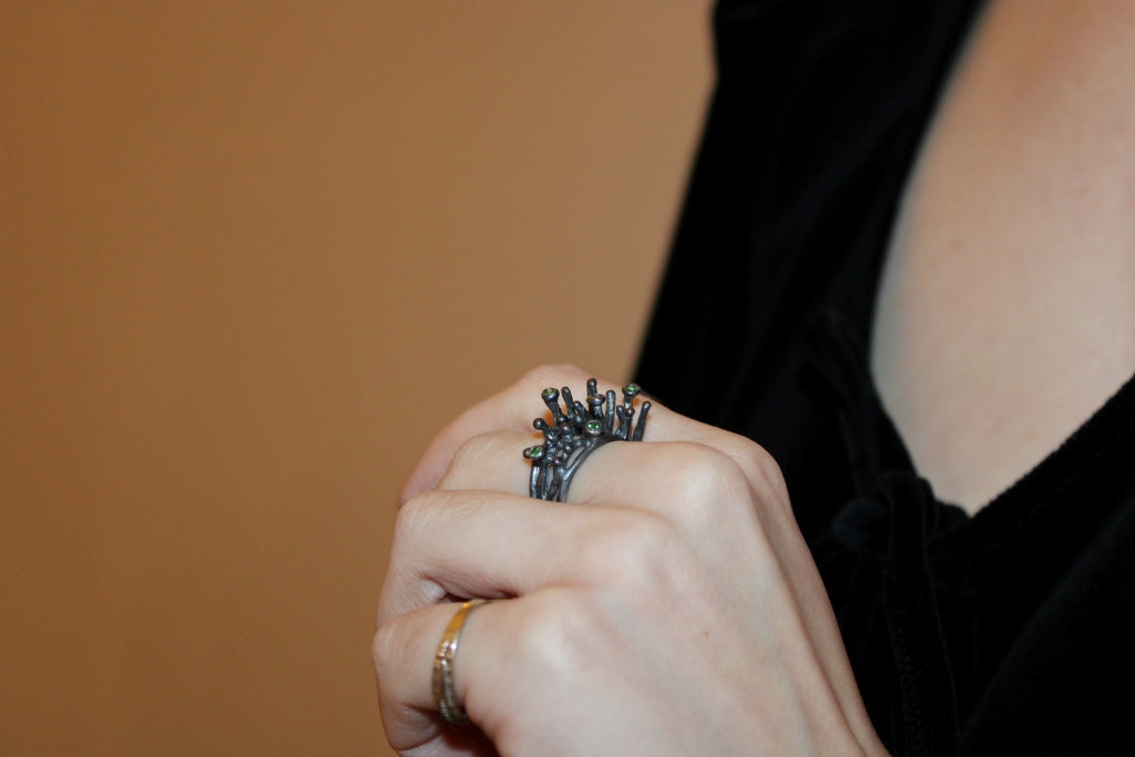 Minima with Tsavorite |Ring|