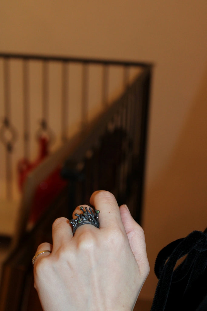 Minima with Tsavorite |Ring|