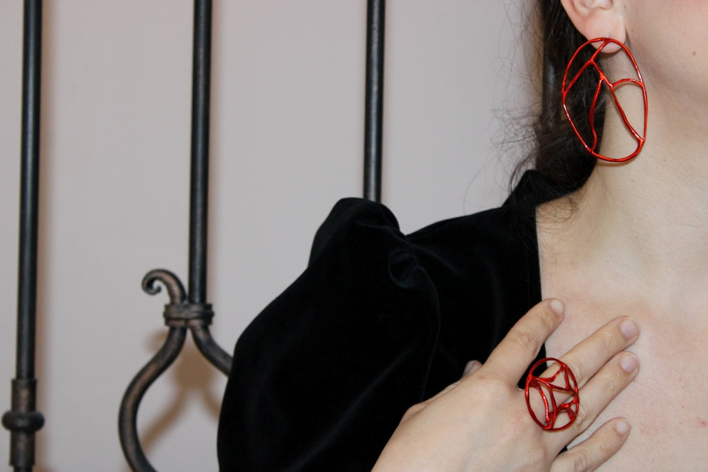 Lineacontinua Perfetto in Red |Ring|