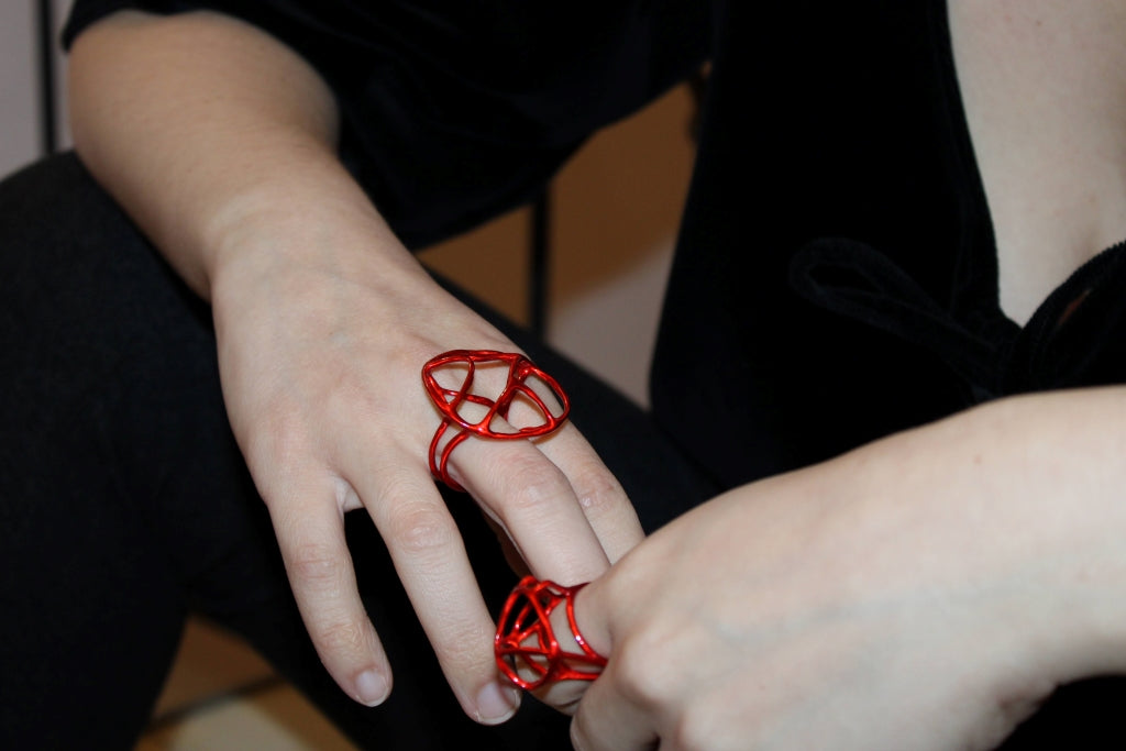Lineacontinua Perfetto in Red |Ring|