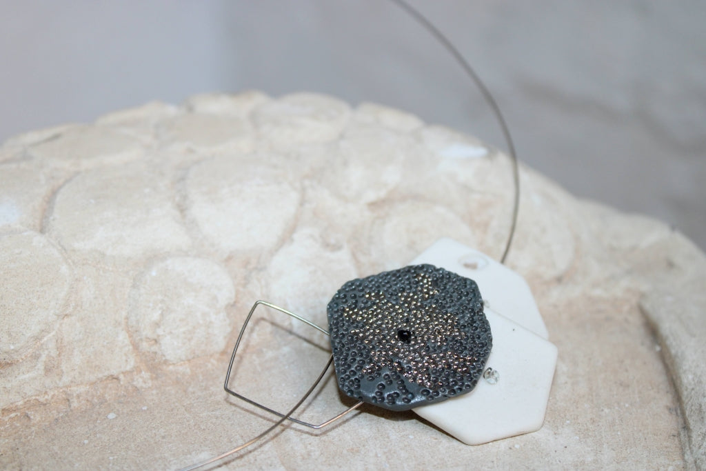 Poly Semina in Platinum |Necklace|