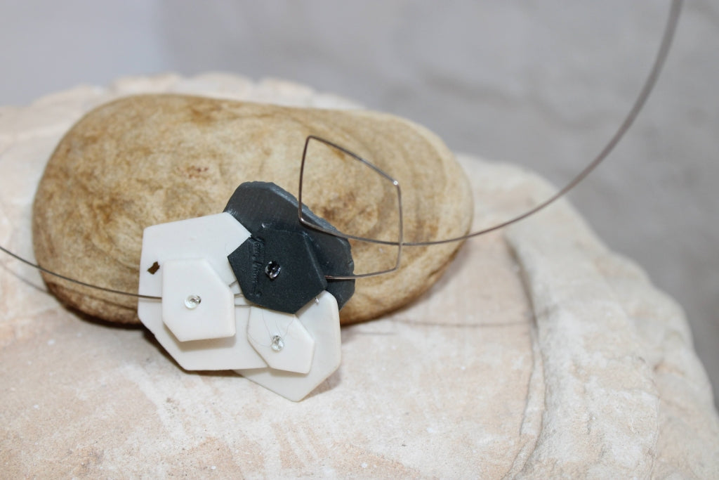 Poly Semina in Platinum |Necklace|
