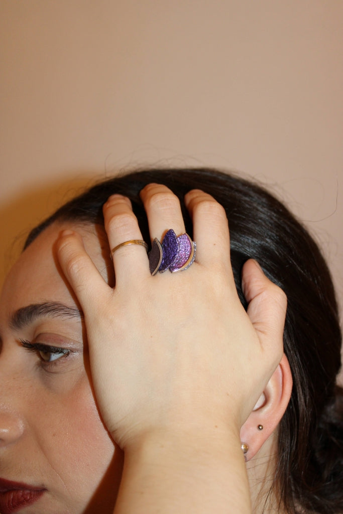 Smile in Violet Degradé |Ring|