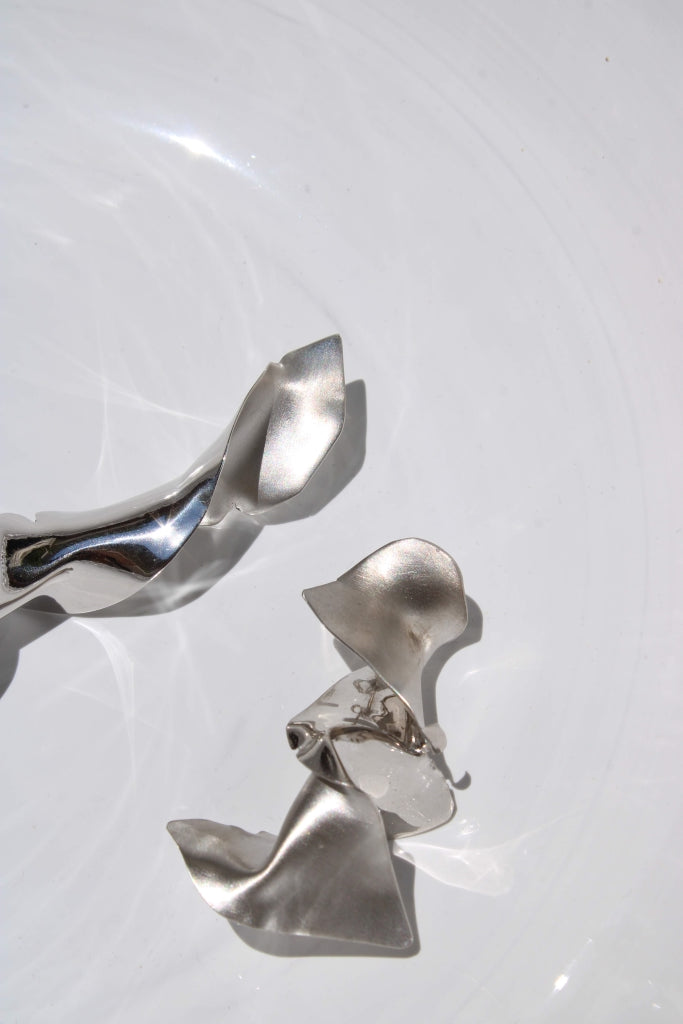 Flamenco Flower in Silver - Unique Piece |Earrings|