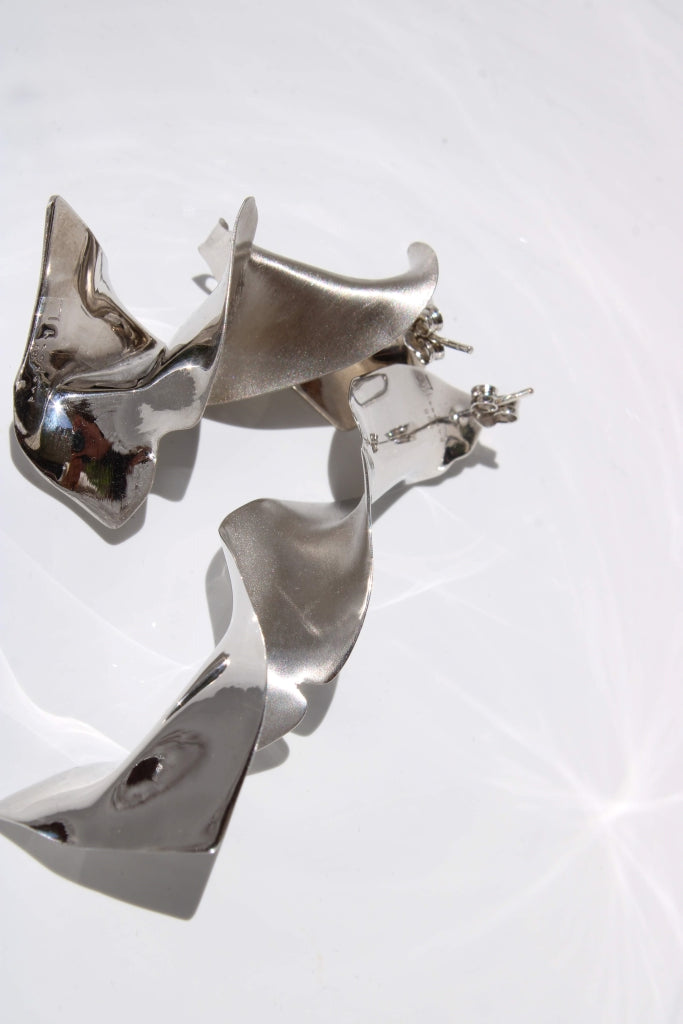 Flamenco Flower in Silver - Unique Piece |Earrings|