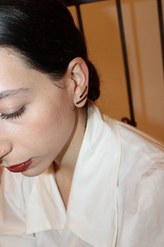 Comets in Gold |Earrings|