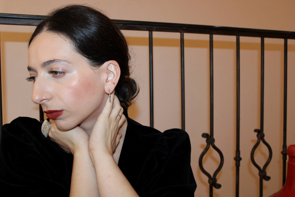 Impulso Hoops in Silver |Earrings|