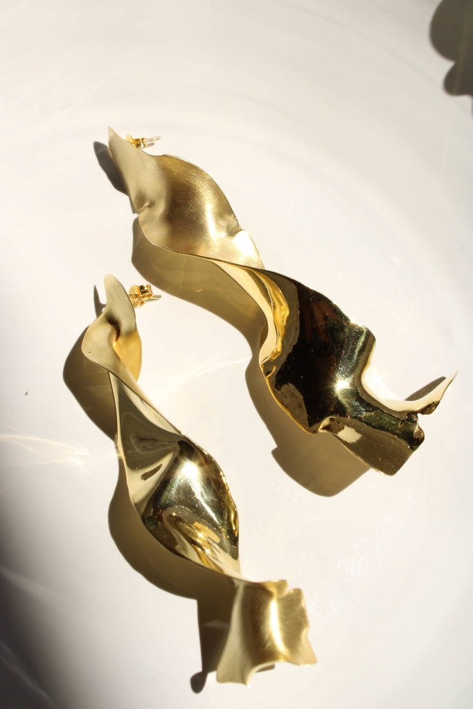 Flamenco Flower in Gold - ONE OF A KIND |Earrings|