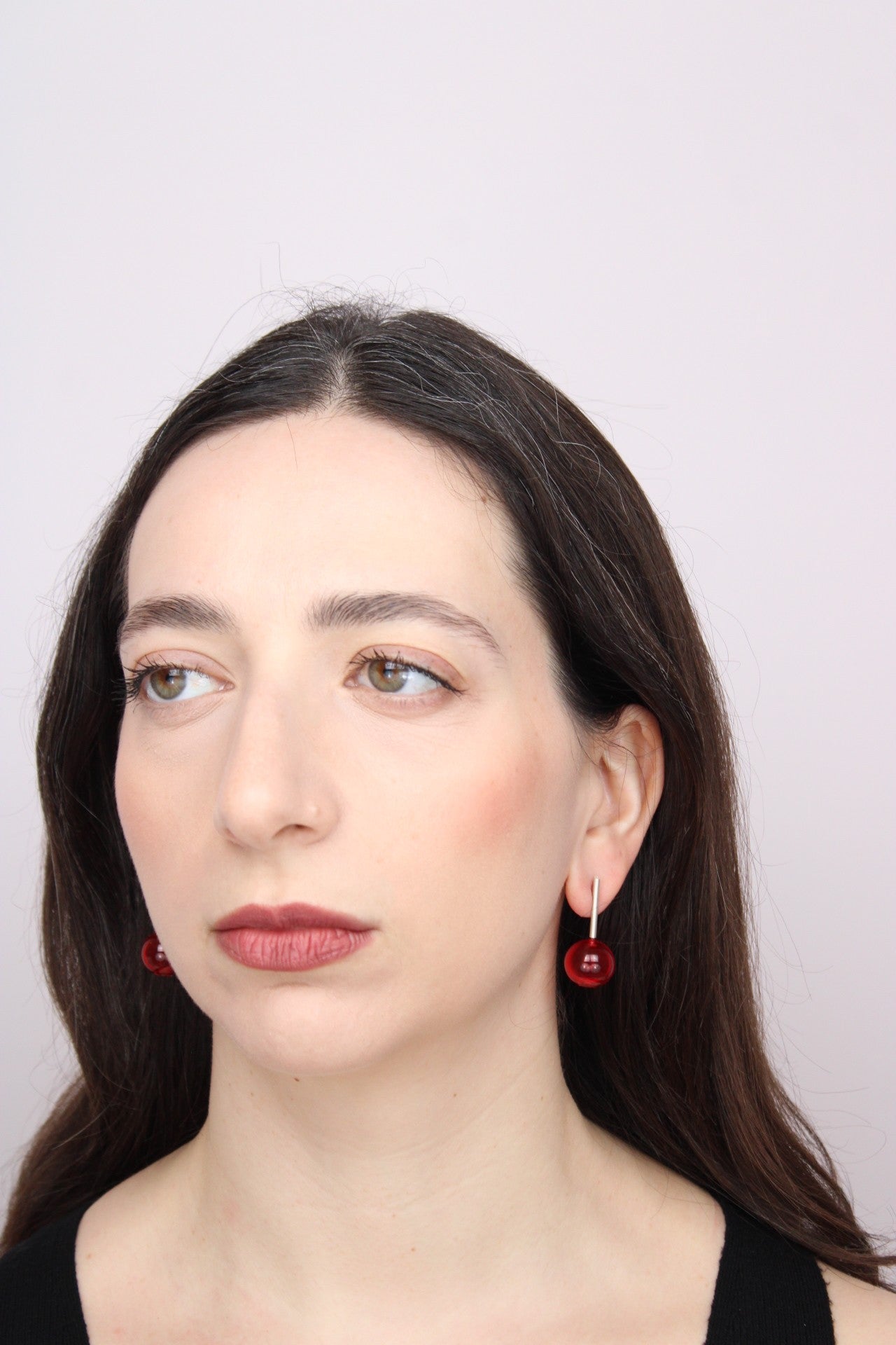 Agapurni NO.10 in Cereza Bright |Earrings|