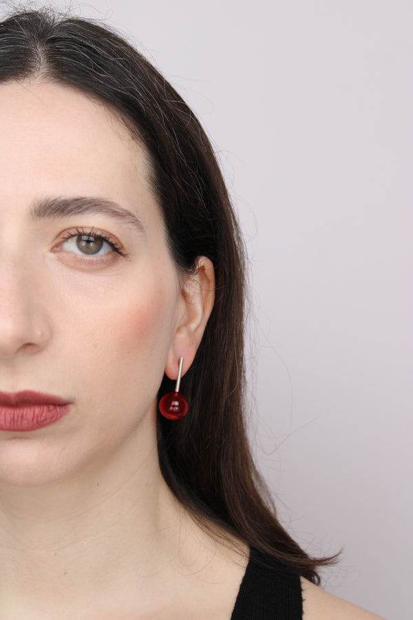 Agapurni NO.10 in Cereza Bright |Earrings|