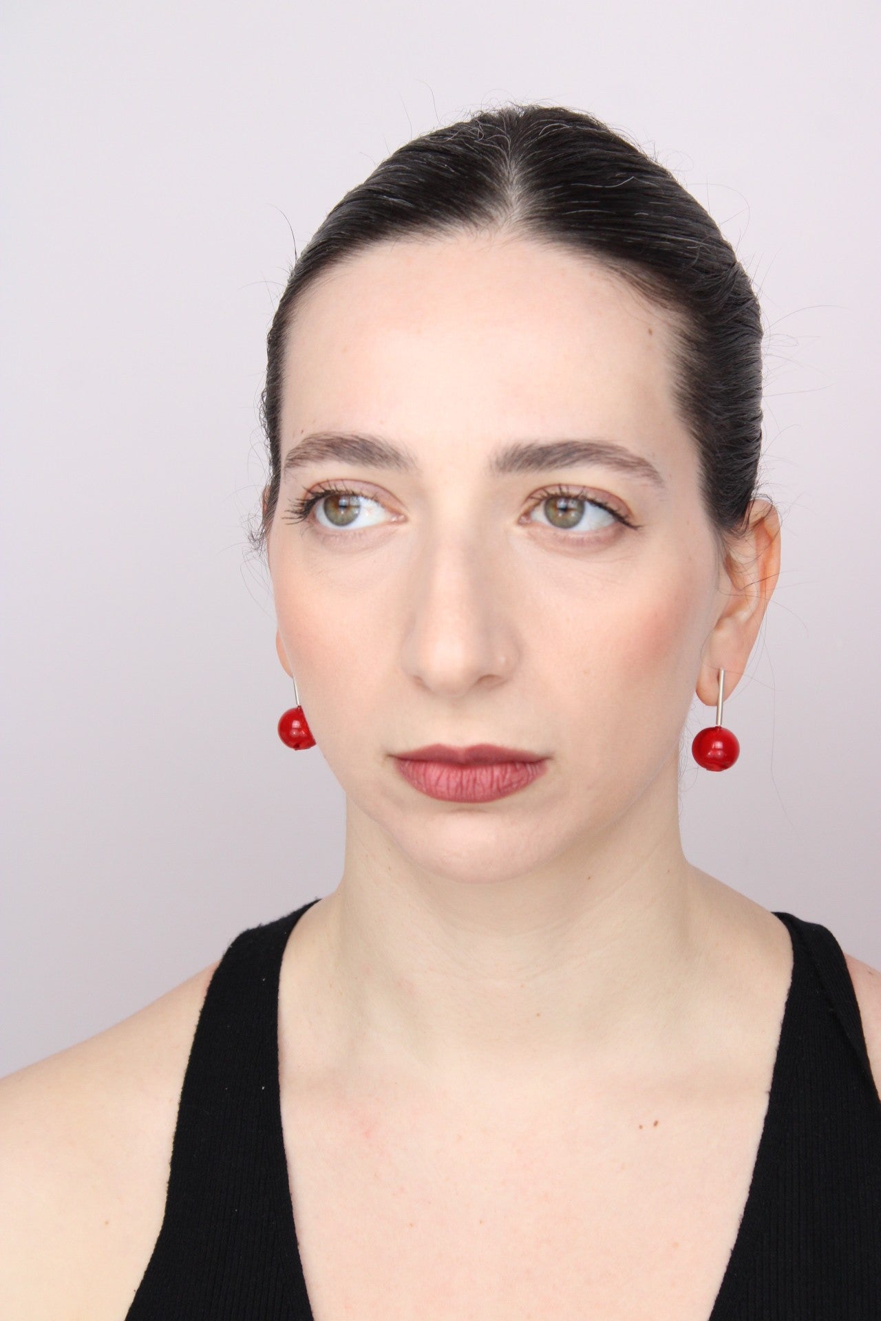 Agapurni NO.10 in Cereza Bright |Earrings|